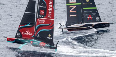 Louis Vuitton 37th Copa América, Regata día 5. INEOS BRITANNIA, EMIRATES TEAM NEW ZEALAND