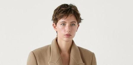 Abrigo camel de Massimo Dutti