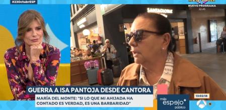 María del Monte se pronuncia por primera vez sobre las palabras de Isa Pantoja.