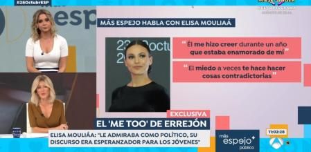 Elisa Mouilaá habla con 'Espejo Público' sobre el acoso recibido en redes sociales tras su denuncia a Íñigo Errejón.