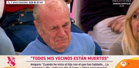 Un espectador de 'Y ahora Sonsoles', a lágrima viva ante el testimonio de una octogenaria por la DANA