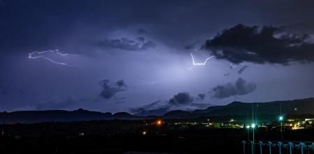 Tormenta eléctrica en Manlleu.