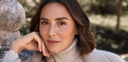 Tamara Falcó con el conjunto de Falconeri