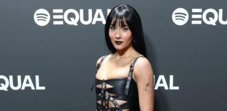 La cantante Aitana Ocaña en la alfombra roja de la Spotify Equal Gala