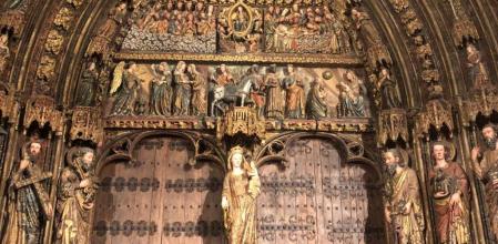 Pórtico de Santa María de los Reyes en Laguardia.