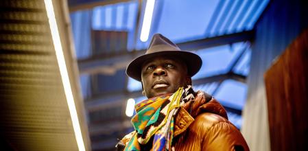 Lilian Thuram, el lunes pasado, durante el seminario ‘Fit For Life’ de la Unesco en el Auditori 1899