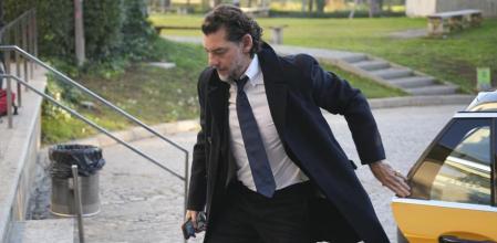 during the burial of Isak Andic in Barcelona. December 16 2024 HIjo de Isak Andic fundador de Mango llagando al tanatorio de les Corts