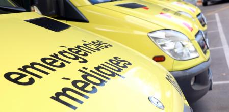 Una ambulancia del SEM.