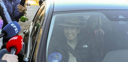 Raphael, a su salida el viernes del hospital