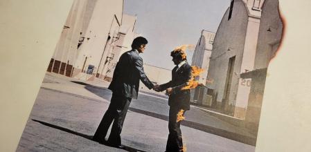 Foto de la portada del disco Wish you were here