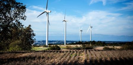 Aerogeneradores en las Conca de Barberà&nbsp;