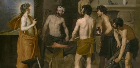 La Fragua de Vulcano, pintado por Diego Velázquez en 1630, representa al Dios de la minería de la Antigua Roma