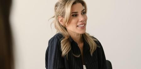 Andrea Vicente, psicóloga, en consulta