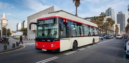 Imagen de archivo de un bus de la línea D20