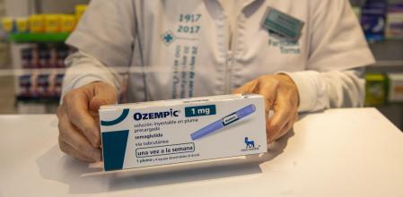 CAJAS DEL FÁRMACO INYECTABLE OZEMPIC QUE SE ESTÀ UTILIZANDO CONTRA LA OBESIDAD Y DEL QUE ULTIMAMENTE FALTA ABASTECIMIENTO EN LAS FARMACIAS.