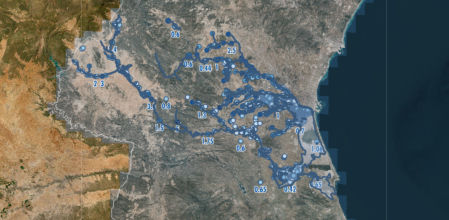 Cartografía DANA 2024 elaborada por la Conselleria de Medio Ambiente, Infraestructuras y Territorio