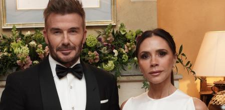 David y Victoria Beckham en la cena de gala en Highgrove