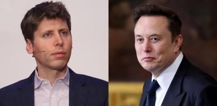 Sam Altman (OpenAI) y Elon Musk (Tesla, X)