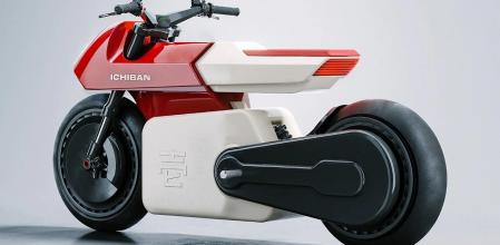 La silueta, el diseño del basculante y la combinación cromática son aspectos que recuerdan claramente a la moto de Akira.