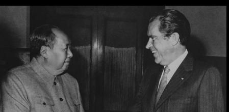 Mao y Nixon, China y EE.UU., en Pekín.&nbsp;