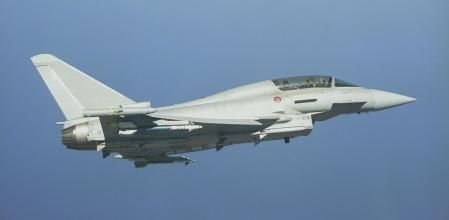 EUROFIGHTER. .. AERONAVE QUE PARTICIPARA EN EL FESTIVAL AEREO,FESTA DEL CEL EN BARCELONA