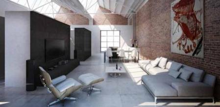 Imagen virutal del interior de las viviendas de Meridia