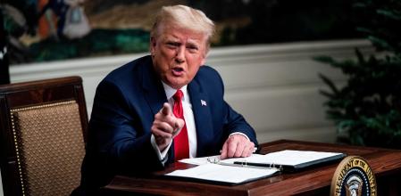 El presidente de EEUU, Donald Trump, en una imagen de archivo.