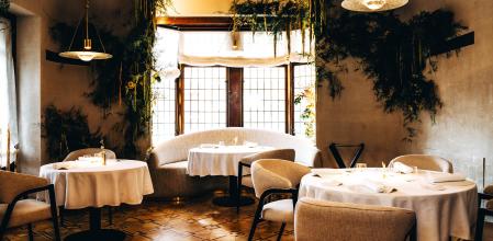 El interior del restaurante Bancal