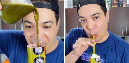 Hace una mezcla que combina salchichón con dulces y el resultado deja a todos boquiabiertos: “Eso es un purgante”