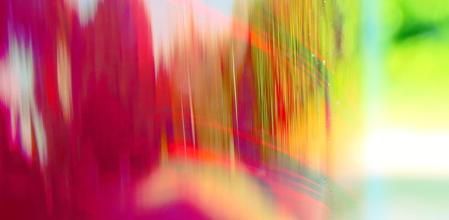 Los colores vivos de la abstracción.