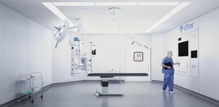 Imagen render de un quirófano del Hospital Vithas Barcelona