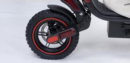 Las ruedas son inflables y cuentan con amortiguación extra