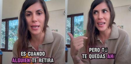 La psicóloga Déborah Murcia en su vídeo de TikTok