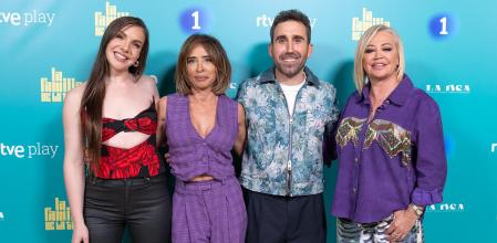 Inés Hernand, María Patiño, Aitor Albizua y Belén Esteban, las principales caras visibles de 'La familia de la tele'