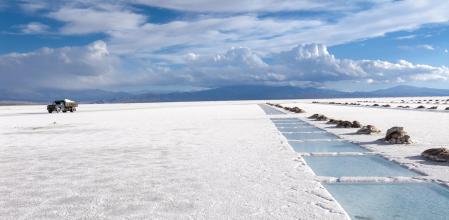El blanco de Salinas Grandes es deslumbrante
