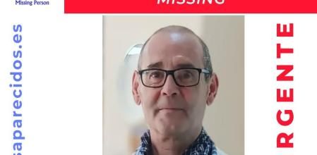 Cartel de búsqueda de Salvador Moya López difundido por la asociación SOS Desaparecidos