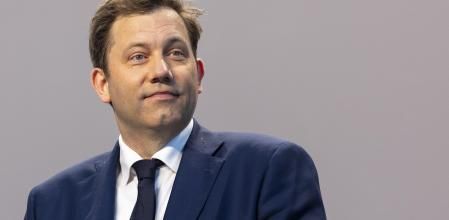 Lars Klingbeil, de 47 años, jefe del grupo parlamentario desde febrero y colíder del partido desde diciembre del 2021, en Berlín&nbsp;