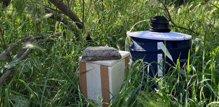 Imagen de recurso de una de las trampas instaladas para detectar la presencia de mosquitos transmisores del virus del Nilo.