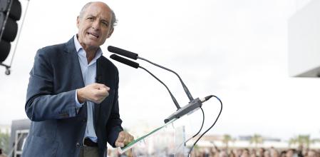 Francisco Camps en un acto reciente con militantes en La Marina de València&nbsp;