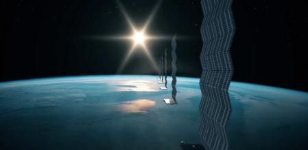 Red satelital de Starlink.