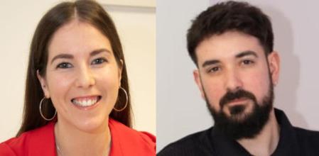 Eva María Rodríguez y David Teijido, psicólogos