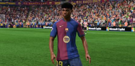 Lamine Yamal en EA Sports FC 25.