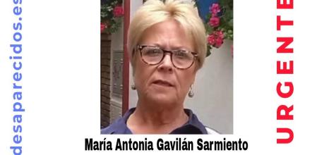 Cartel de búsqueda de María Antonia Gavilán Sarmiento difundido por la asociación SOS Desaparecidos
