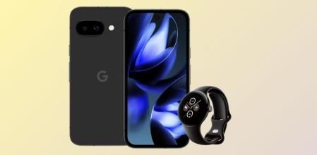 Google Pixel 9a + Pixel Watch 2