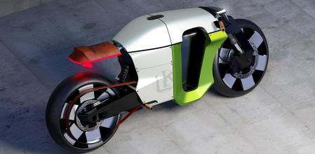 La nueva Slavia B tiene un estilo muy sofisticado que, sin embargo, recuerda a las motos de los años 60.