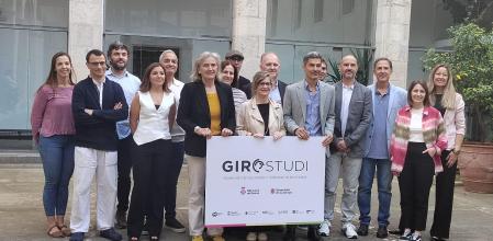 Las personas implicadas en el estudio, que se ha presentado esta mañana en la Diputación de Girona.