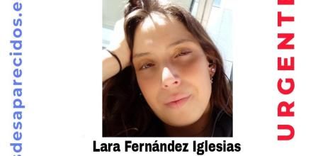 Cartel de búsqueda de Lara Fernández Iglesias difundido por la asociación SOS Desaparecidos