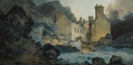 'La ráfaga creciente, Hot Wells, desde la Roca de San Vicente, Bristol', tras su restauración
