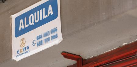 Un cartel de 'Se Alquila'