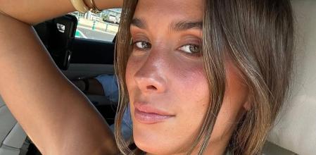 María Pombo con su piel besada por el sol